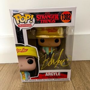 Eduardo Franco autographed Funko Pop! #1302 Argyle with COA